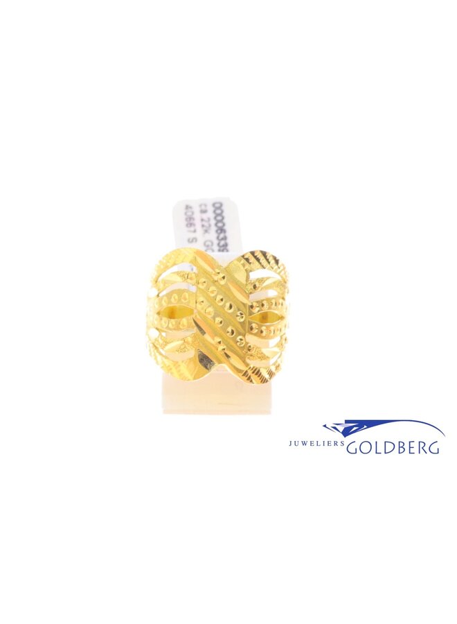 22k gouden vintage ring