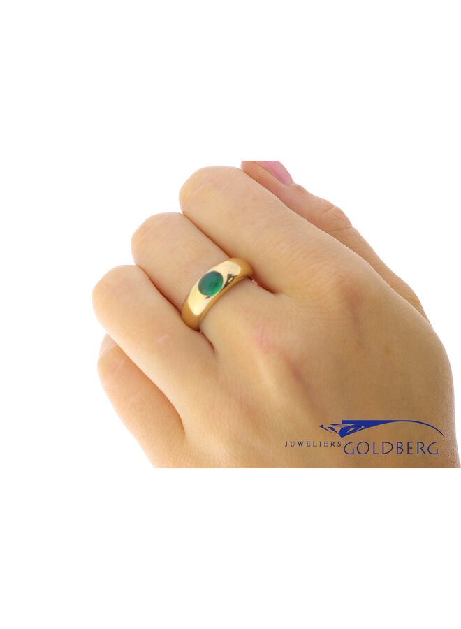 14k  ring gold  emerald