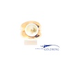 18k zware roségouden ring met parel (40,8 gram)