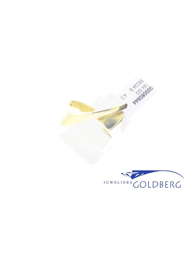 14k geelgouden vintage fantasie ring