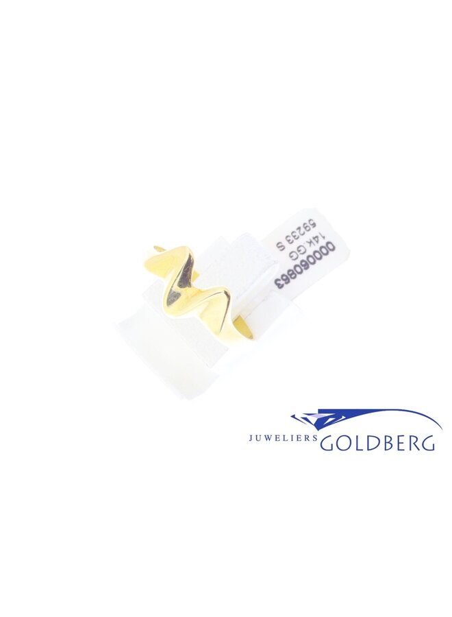 14k geelgouden vintage ring