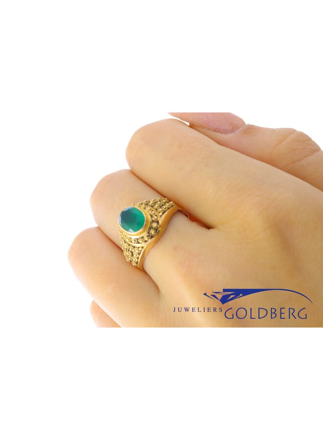 18k golden vintage ring portugal