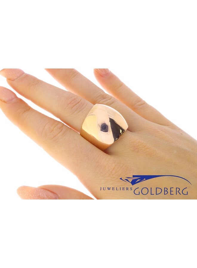 Rose gouden design ring Monzario