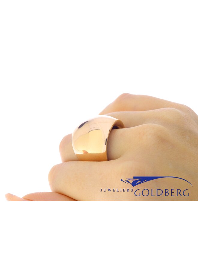 Rose gouden design ring Monzario