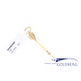 14 carat gold dart 35mm by 8mm