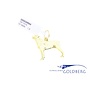 14k gouden hanger van een hond