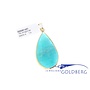 18k gouden vintage hanger met amazoniet