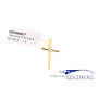 18k Kruis goud klein briljant 0.02