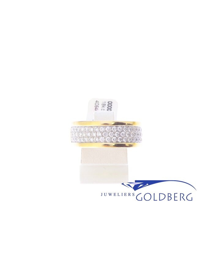 18k vintage ring gold diamonds18k gold vintage ring brilliants