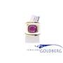 18k bicolor vintage ring met robijn
