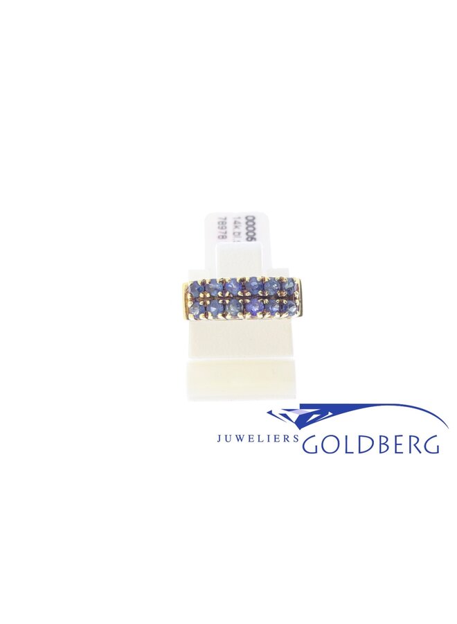 14k gold vintage ring sapphire
