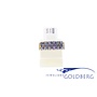 14k gouden vintage ring met blauwe saffier