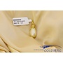 18k gold vintage Majorica pearl pendant