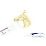 14k gouden vintage paarden hanger