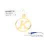 18k gouden vintage hanger letter K
