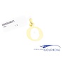 14k gold vintage letter o pendant