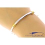 18k bicolor armband