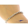 14k gouden bicolor armband