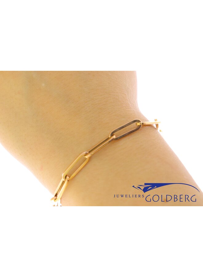14k rose gouden close forever armband