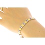 14k bicolor zirconia bracelet