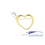14k gouden hart broche