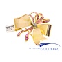 18k Vintage brooch ruby diamond