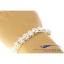 silver flat king bracelet 10.5mm
