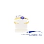 14k gold ring with sapphire (own workshop)