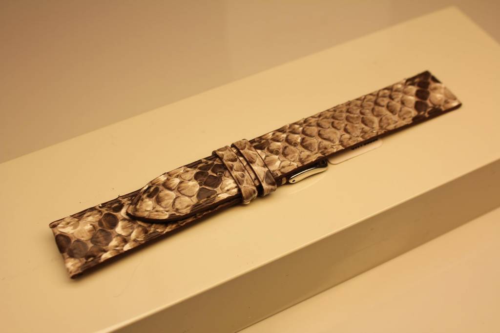 luxury python skin handmade watch strap