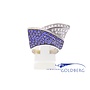 18k witgouden vintage ring met zirkonia's