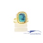 14k gouden ring met chrysopraas uit eigen atelier