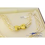 vintage Biwa pearl necklace with 18k gold clasp
