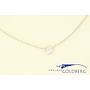 witgouden mini collier met een 0.06ct briljant