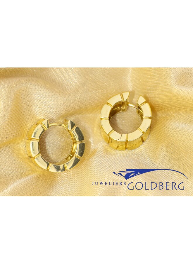 14k gouden creolen