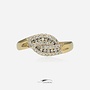 14k gold vintage ring with diamonds (approx. 0.35ct)