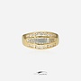 18k gold vintage ring with diamonds (approx. 0.80ct)