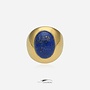 18k gouden vintage ring met lapis lazuli