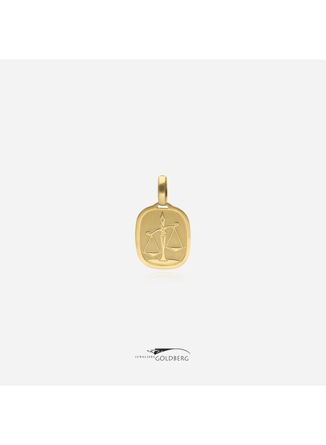 14k gouden vintage weegschaal