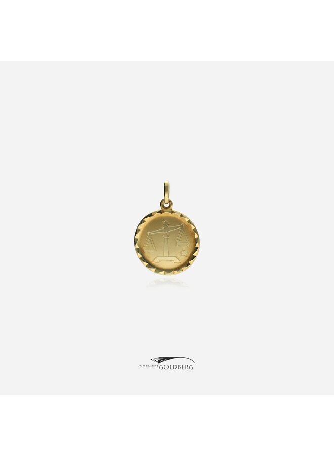 14k gouden vintage weegschaal