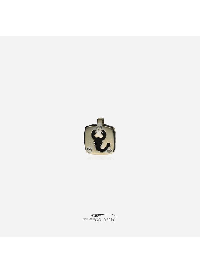 14k gouden vintage schorpioen hanger