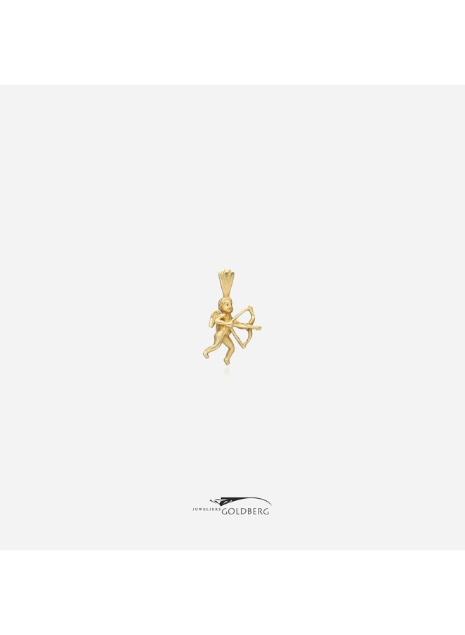 14k gold vintage Sagittarius pendant