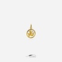 18k gold vintage ram pendant