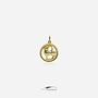 14k gold vintage Capricorn pendant