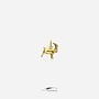 14k gouden vintage hanger steenbok