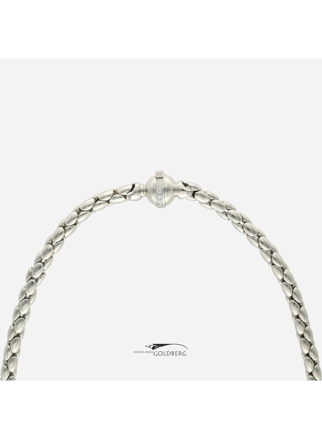 18k gouden vintage collier met diamant