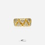 18k gold vintage ring with diamonds (approx. 1.44 ct)