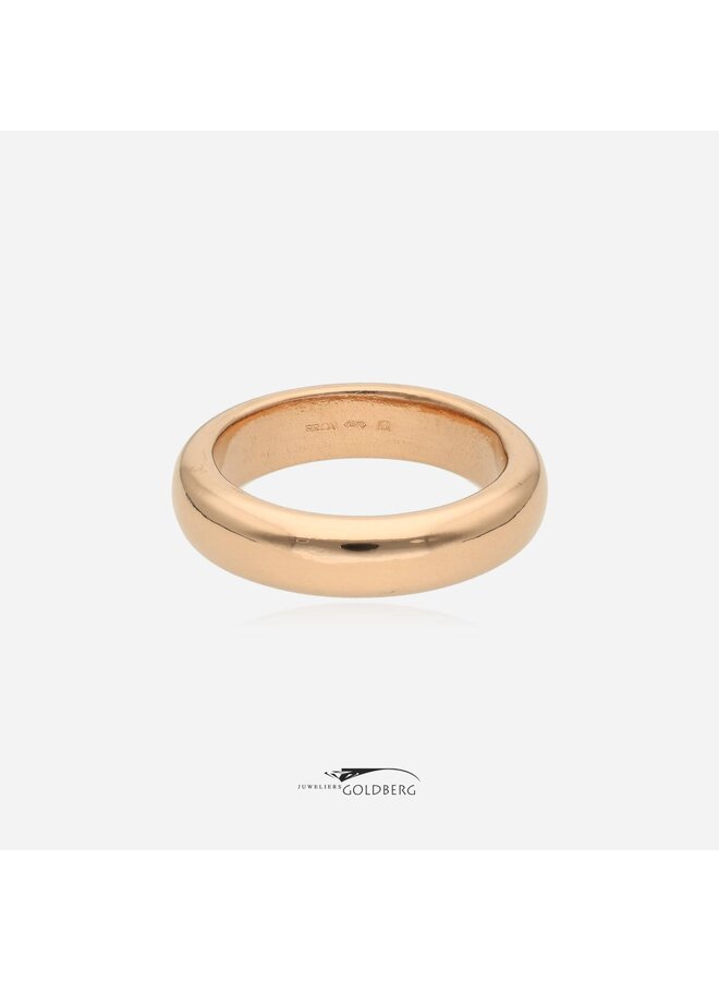 18k rose gold pre-owned BRON ring