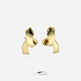 18k gold vintage Paloma Picasso clip-on earrings by Tiffany & Co.
