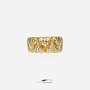 18k gouden vintage ring met diamanten (ca. 1.44ct)