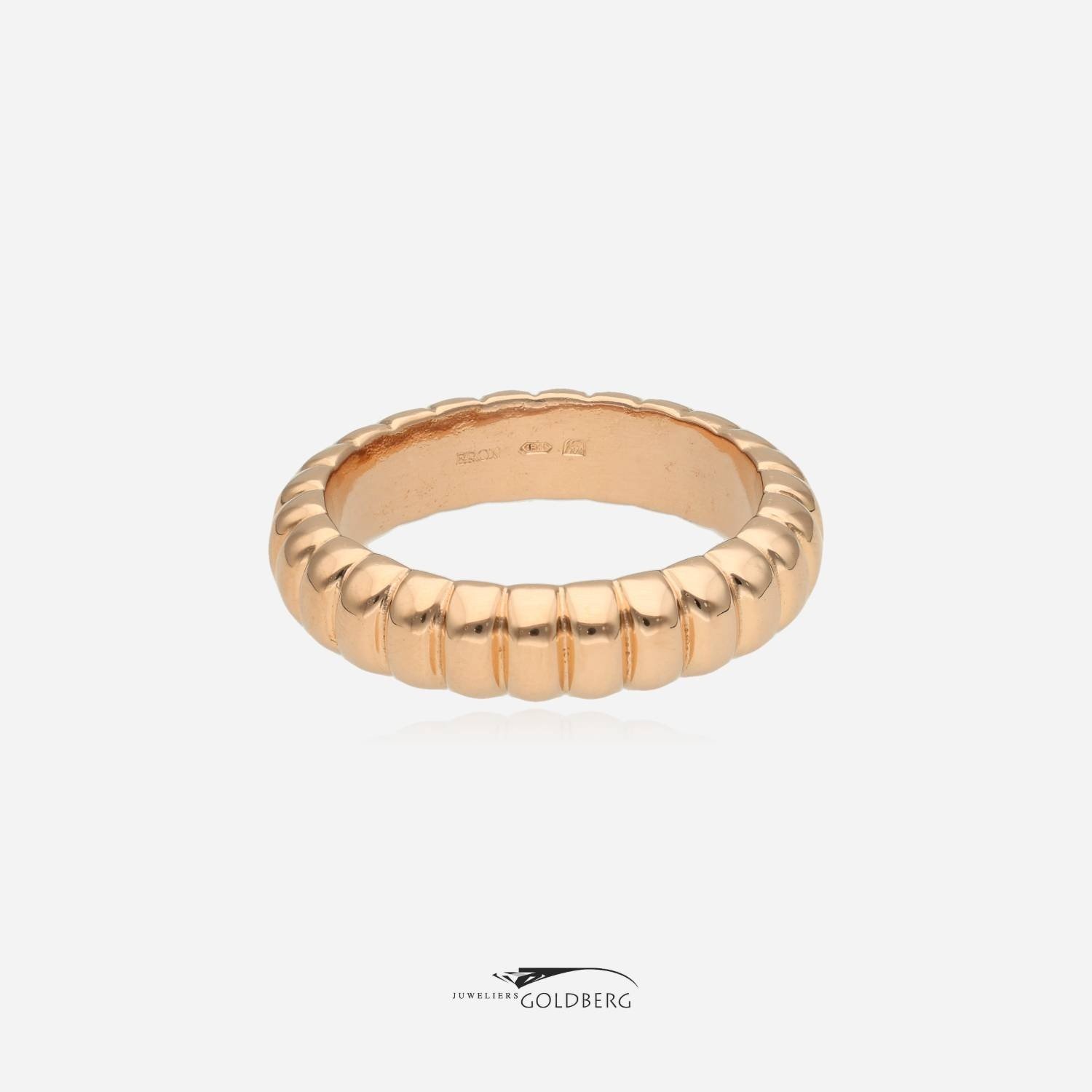 18k Ros gouden BRON Ring Goldberg 18k-ros-gouden-bron-ring-goldberg